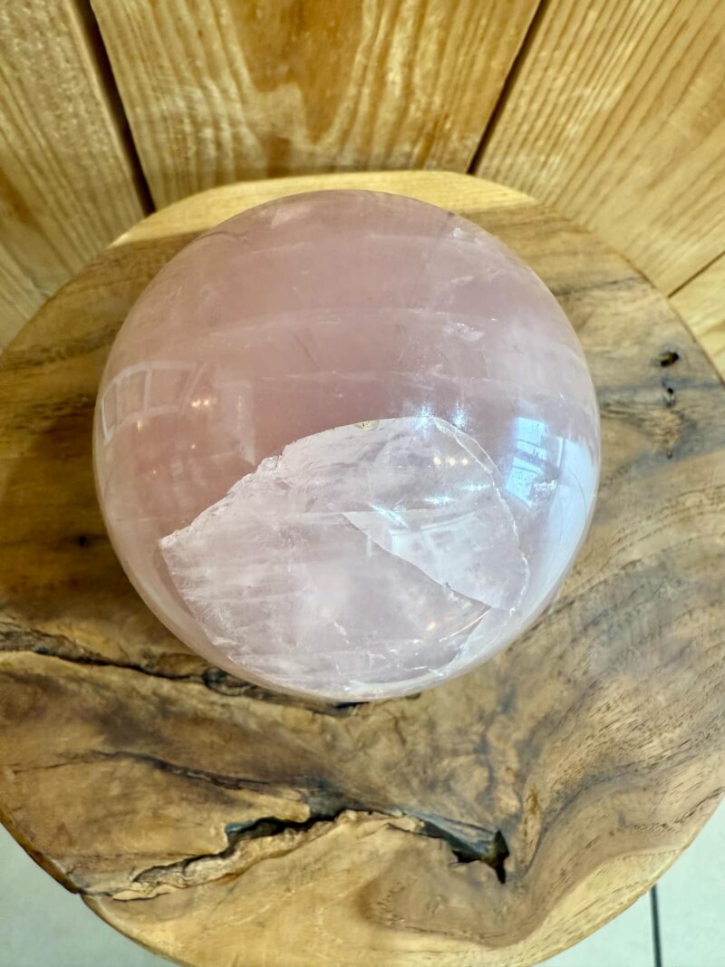 Sphère en Quartz rose – Image 2