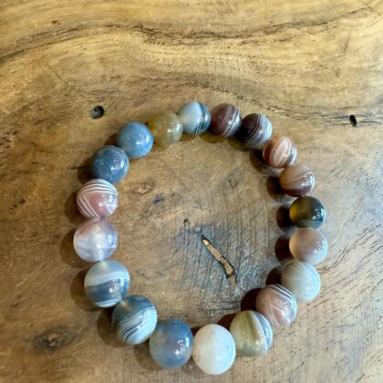 Bracelet en Agate 10mm
