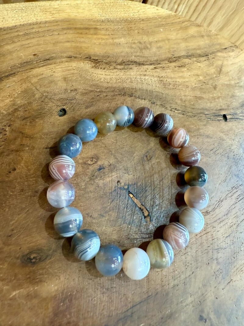 Bracelet en Agate 10mm