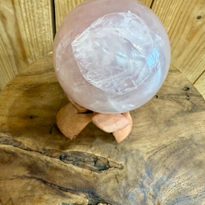Sphère en Quartz rose