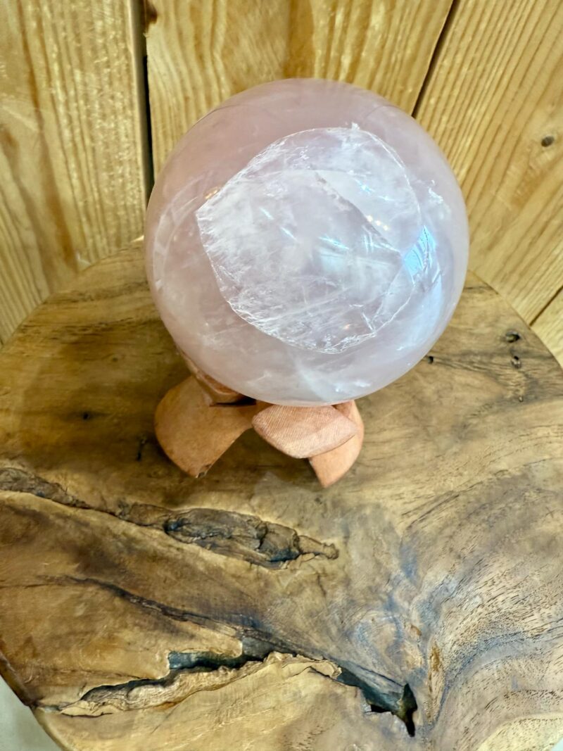 Sphère en Quartz rose