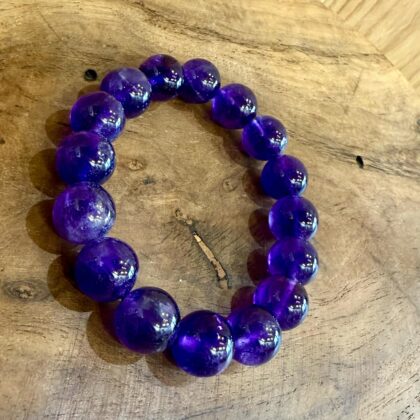 Bracelet en Améthyste 12mm