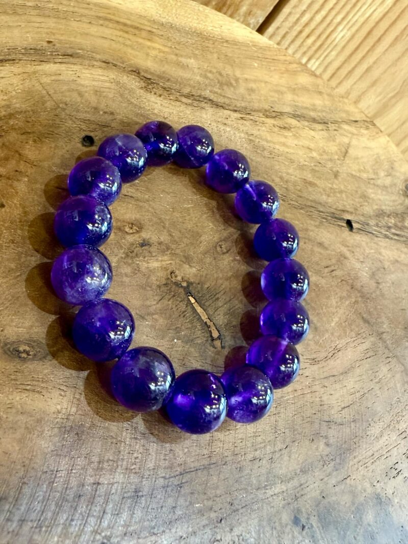 Bracelet en Améthyste 12mm