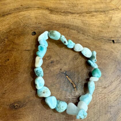Bracelet en Larimar en chips