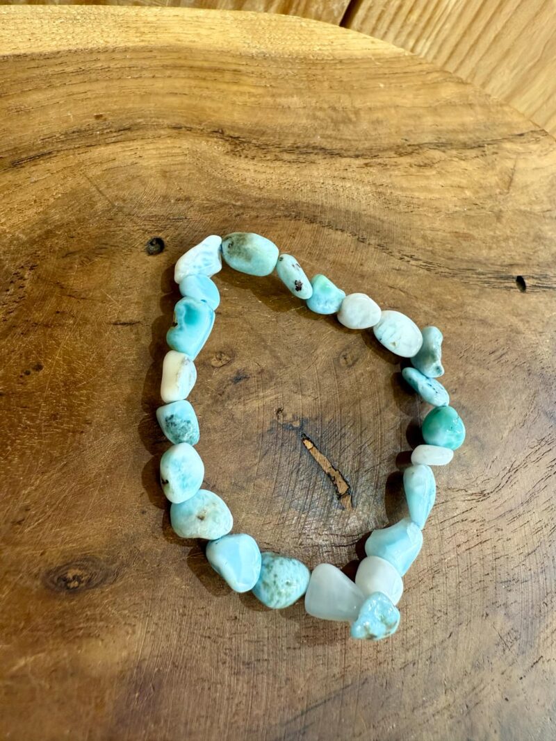 Bracelet en Larimar en chips