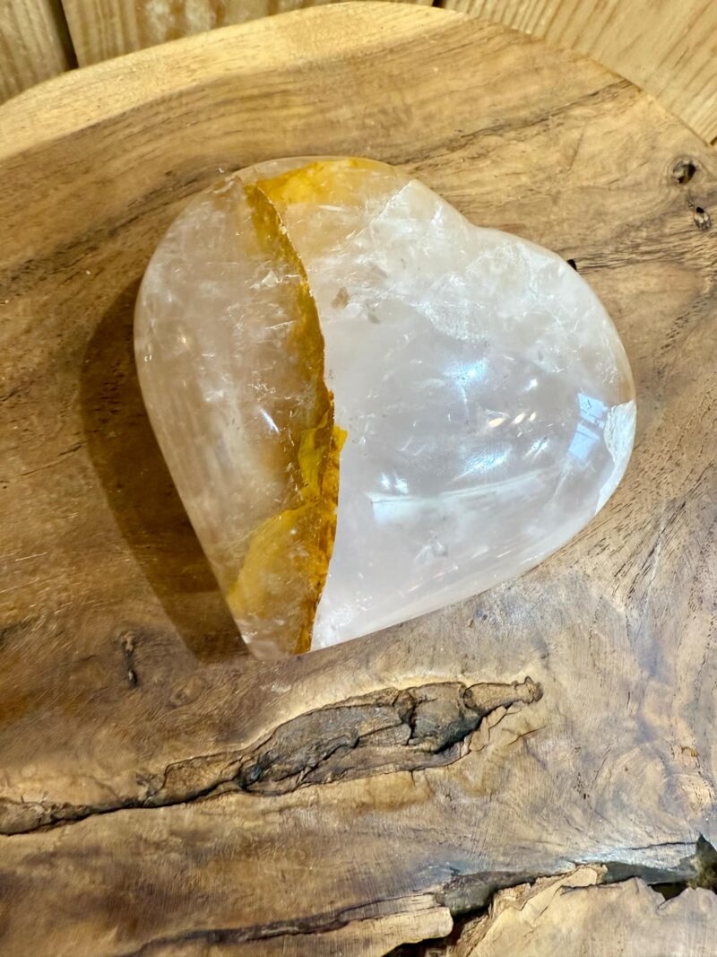 Cœur en Quartz hématoïde