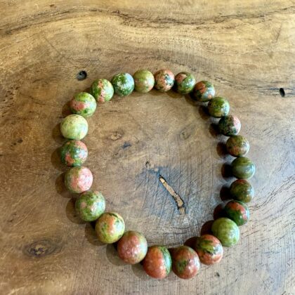 Bracelet en Unakite 8mm