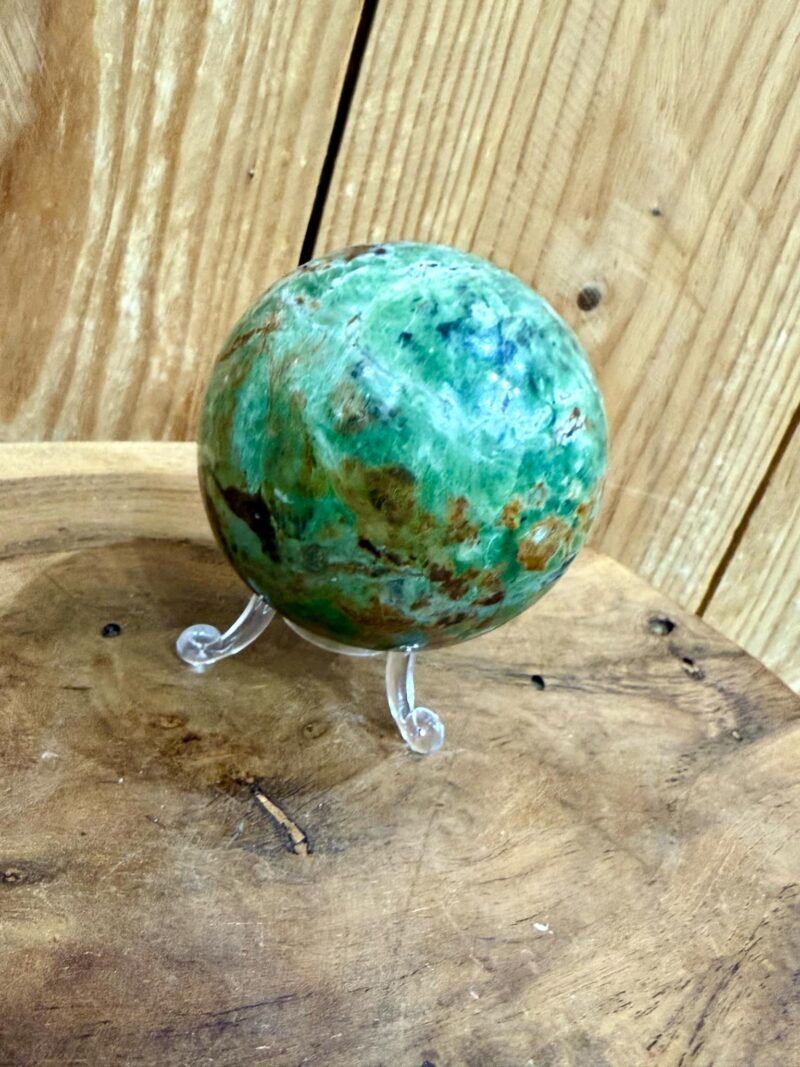 Sphère en Chrysoprase – Image 2