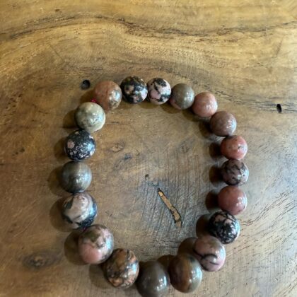 Bracelet en Rhodonite 10mm