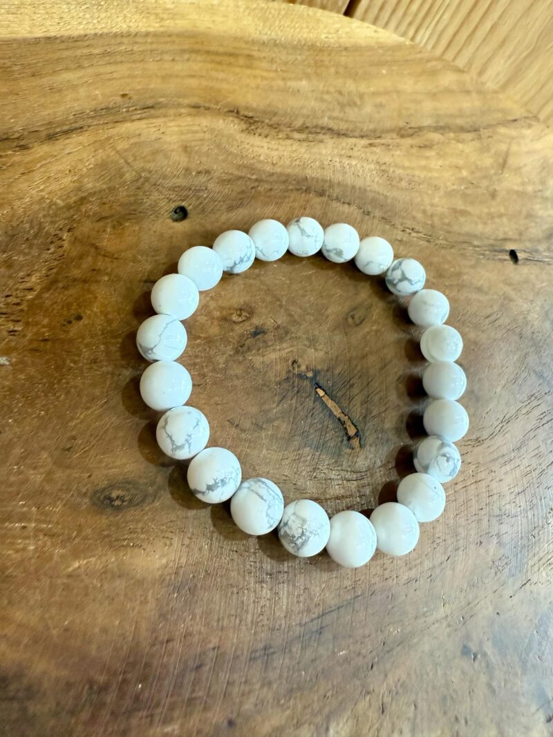 Bracelet en Howlite 8mm