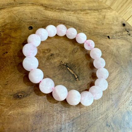 Bracelet en Quartz rose 10mm