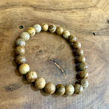 Bracelet en Jaspe paysage 8mm