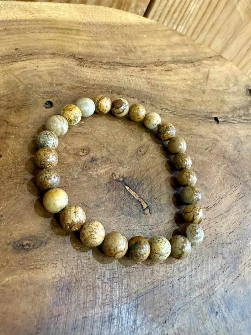 Bracelet en Jaspe paysage 8mm