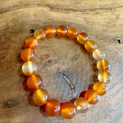 Bracelet en Cornaline 10mm