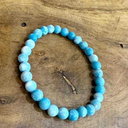 Bracelet en Larimar 6mm