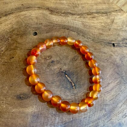 Bracelet en Cornaline 8mm