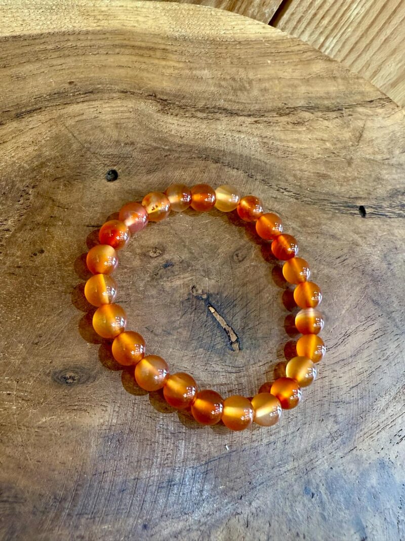 Bracelet en Cornaline 8mm