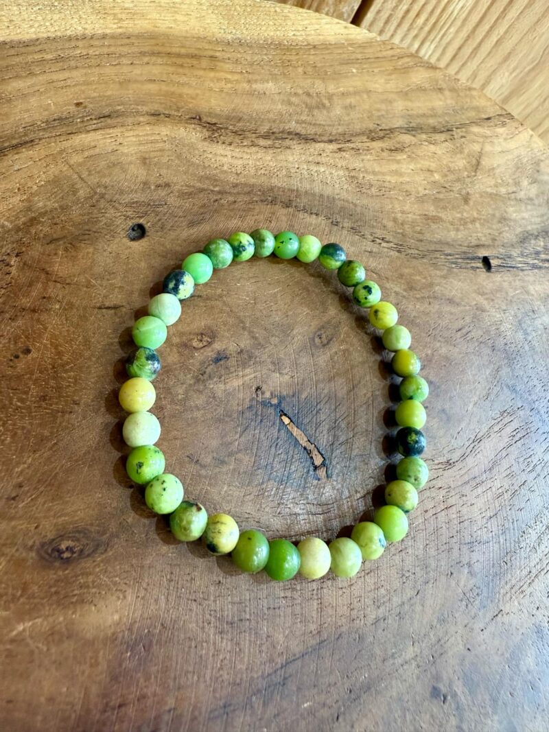 Bracelet en Chrysoprase citron 6mm