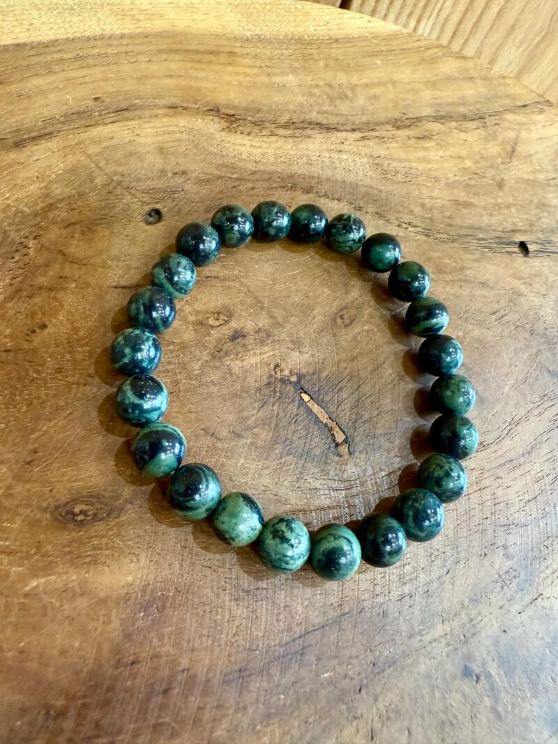 Bracelet en Jaspe Kambamba ou Kabamba ou Kambaba 8mm