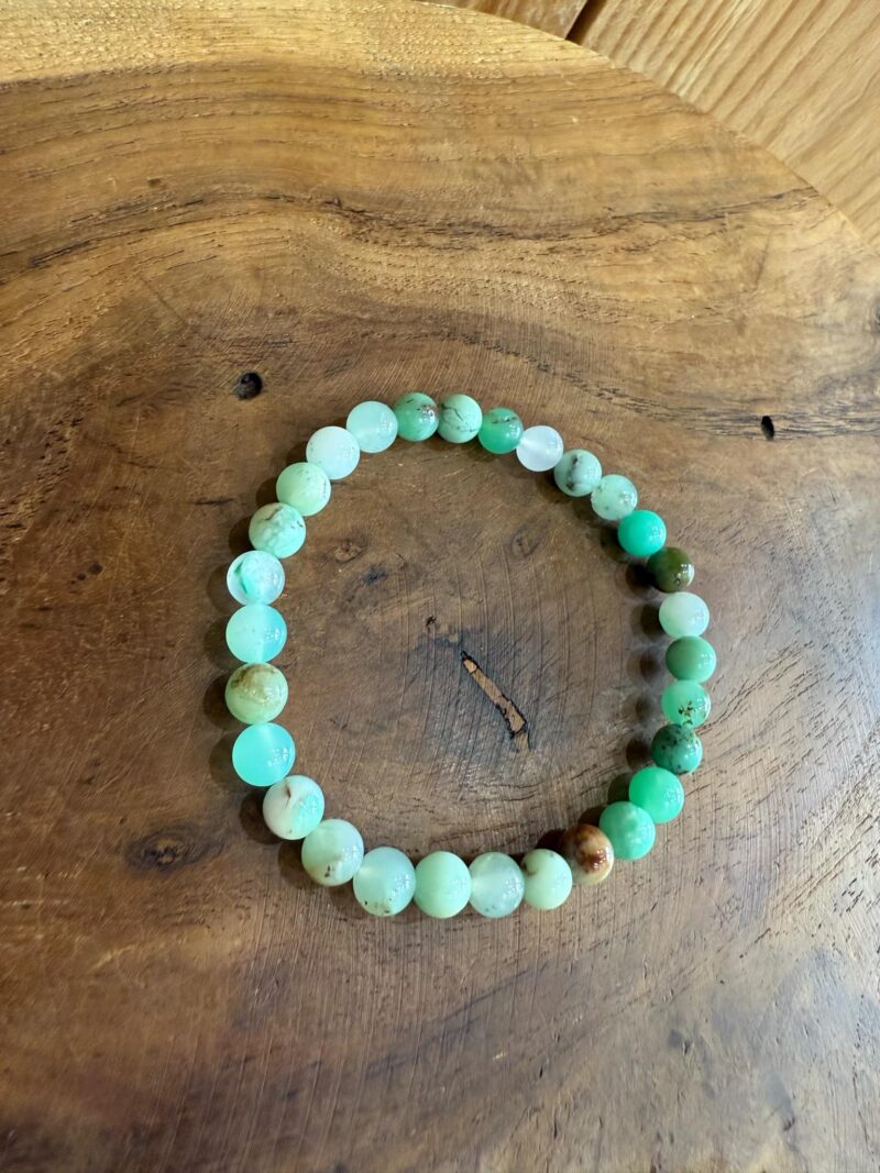 Bracelet en Chrysoprase 6mm